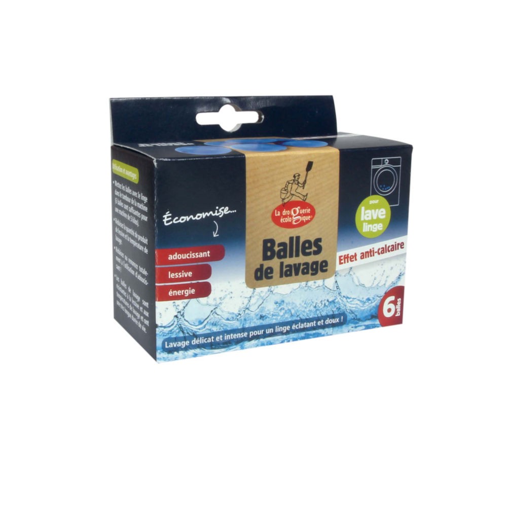 BALLE JE CHERCHE UNE IDEE Balle lavage Anti-Calcaire