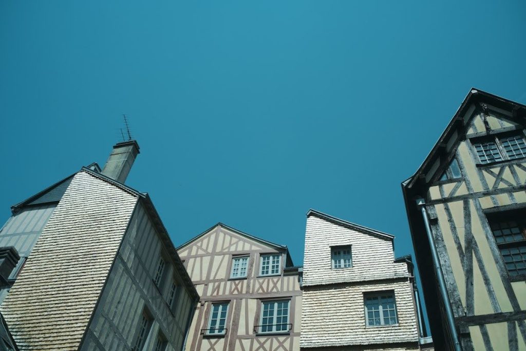 Maisons à pans de bois dans le centre historique de Rouen
